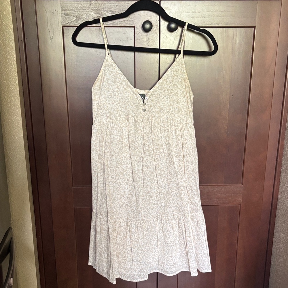 Wild Fable Cream Spaghetti Strap Dress